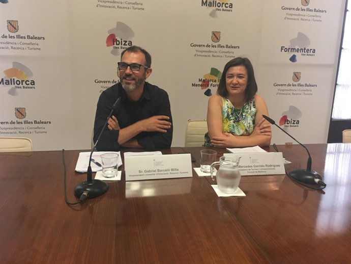 Barceló y Garrido en rueda de prensa