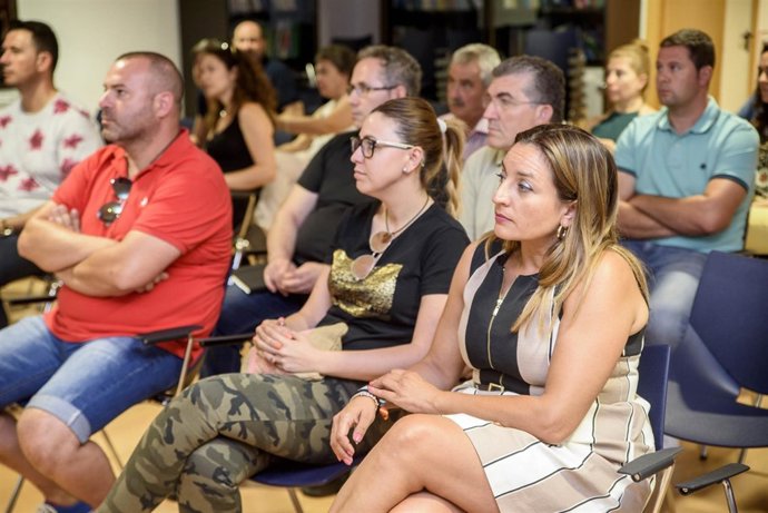 La diputada María López Asensio, durante el taller sobre calidad alimentaria.