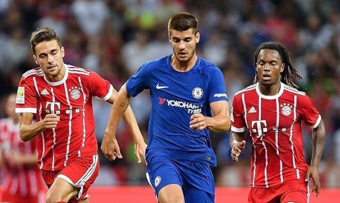 Morata en el Chelsea - Bayern
