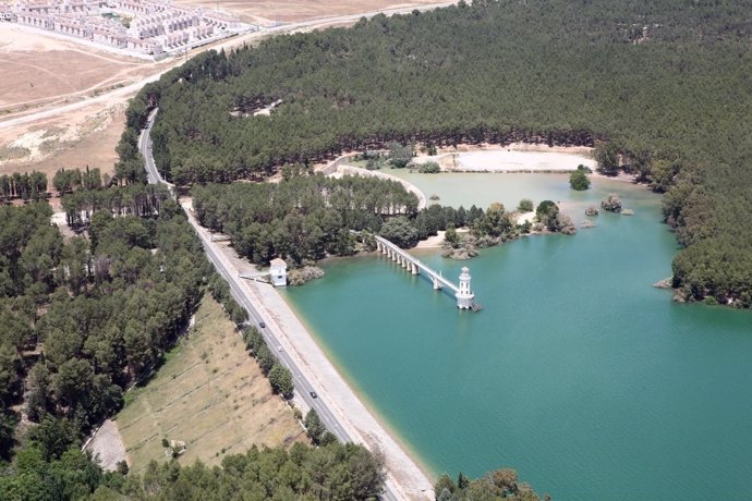 Embalse del Cubillas, en Granada