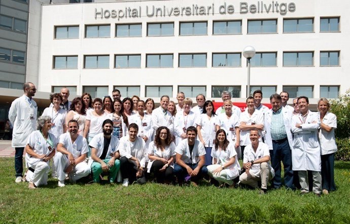 Equip del Servei de Nefrología de l'Hospital de Bellvitge