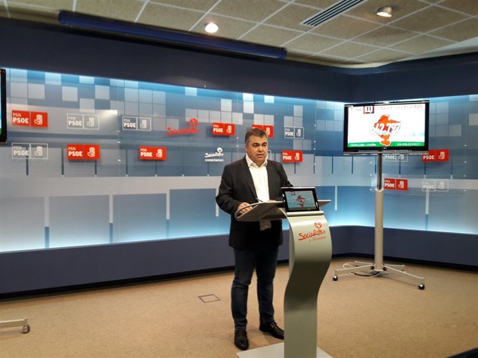 Santos Cerdán, secretario de Coordinación Territorial del PSOE.