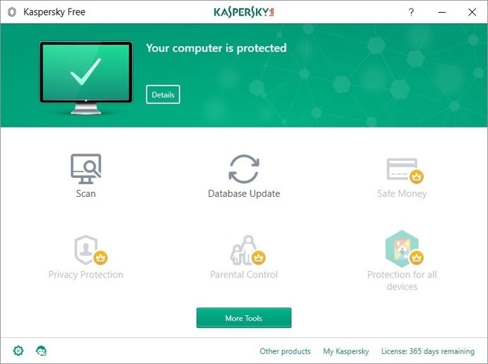 Kaspersky Free gratis antivirus ciberseguridad 