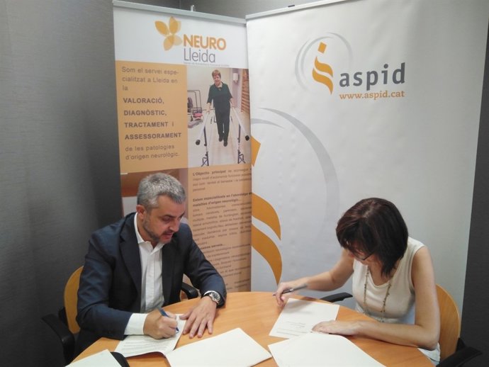 Acord de col·laboració entre Aspid i 'La Caixa'