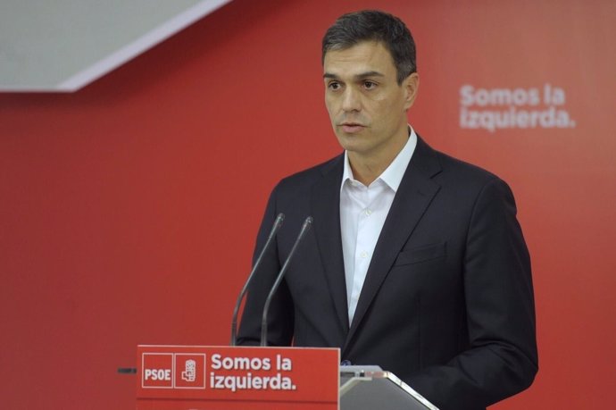 Pedro Sánchez interviene tras la declaración de Rajoy por Gürtel