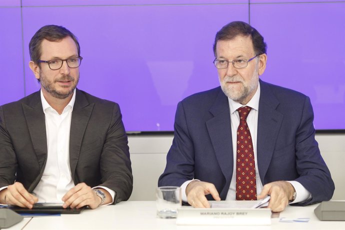 Javier Maroto y Mariano Rajoy 