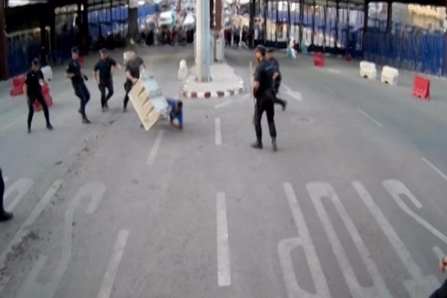 Detención del atacante en el paso fronterizo de Melilla