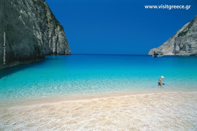 Zákinthos, isla griega. Vaciones, playas, descanso, paraíso, mar, tranquilidad, 