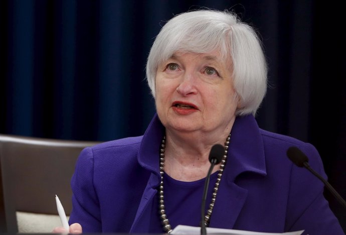 La rpesidenta de la Fed, Janet Yellen