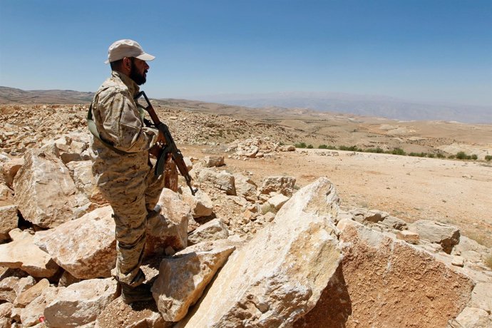 Combatiente de Hezbolá en Jroud Arsal