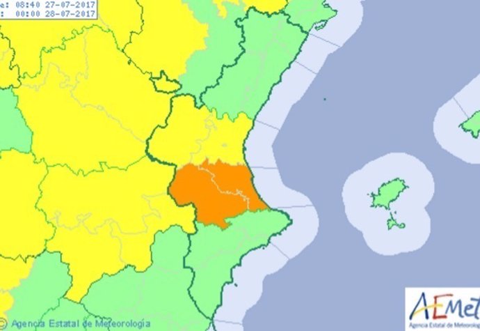 Altas temperaturas al sur de la provincia de Valencia