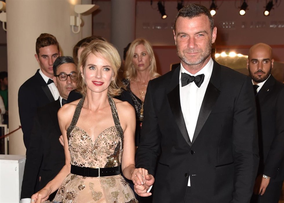 Liev Schreiber y Naomi Watts, juntos en el cumpleaños de su hijo Sasha