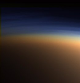 Atmósfera de Titán, la luna de Saturno