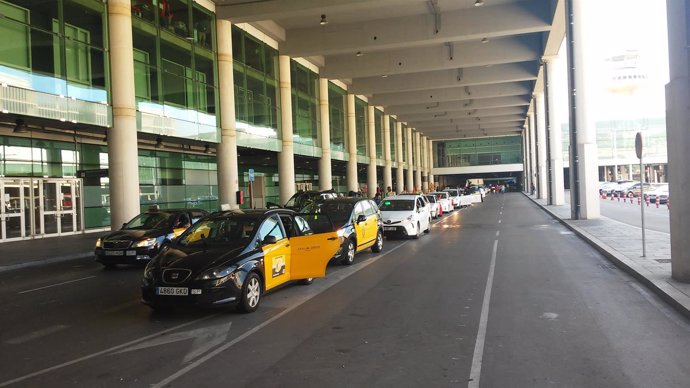 Huelga de Taxis en Barcelona