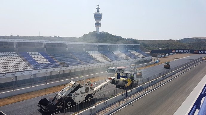 Asfaltado del Circuito de Velocidad de Jerez