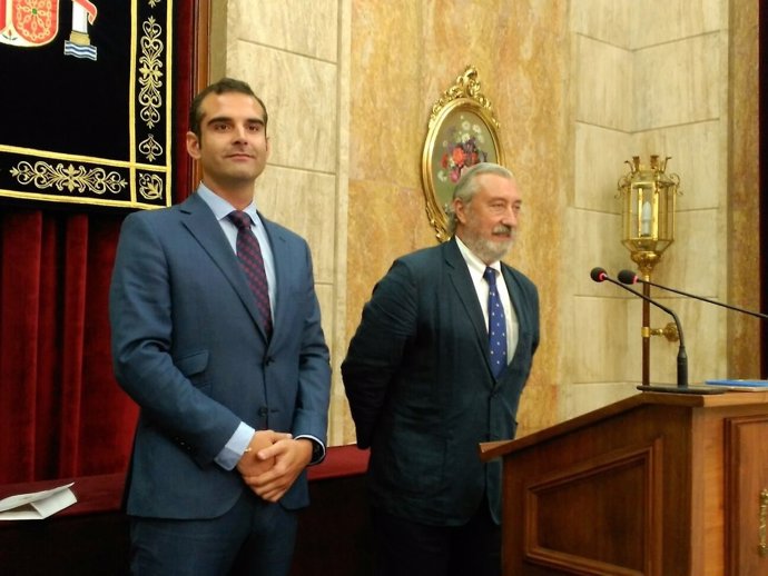 El alcalde de Almería y el secretario de Estado de Infraestructuras