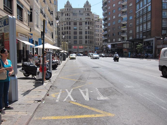 Parada de Taxi frente a la Estación del Norte de València
