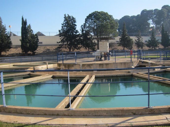 Potabilizadora, depósitos de agua