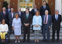 Rajoy entrega la Medalla de Oro al Mérito en el Trabajo al expresidente de Ibercaja, Amado Franco