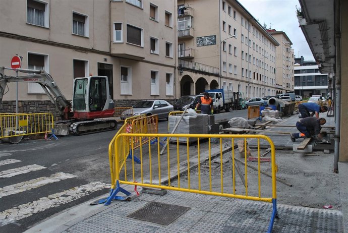 Pavimento en Tolosa. 
