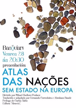 Cartel de presentación del 'Atlas das Naçoes sem Estado na Europa'