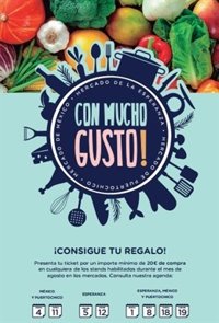 Los tres mercados municipales acogen la campaña promocional 'Con mucho gusto'