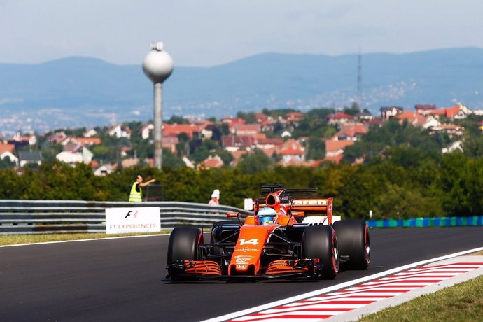 Fernando Alonso (McLaren) en Hungría 