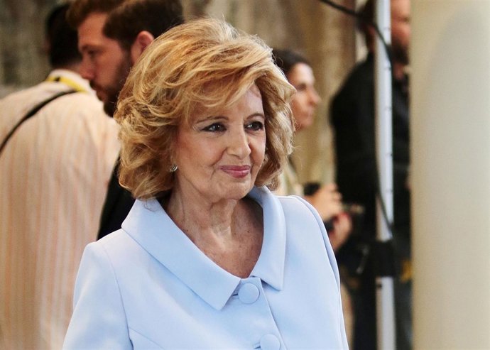 El emotivo discurso de María Teresa Campos tras ser galardonada./ Europa Press