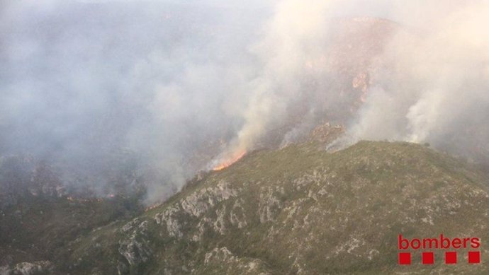 Incendi forestal de Tivenys (Tarragona)