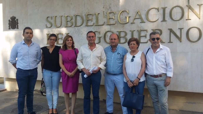Los alcaldes del Valle del Guadalquivir ante la Subdelegación