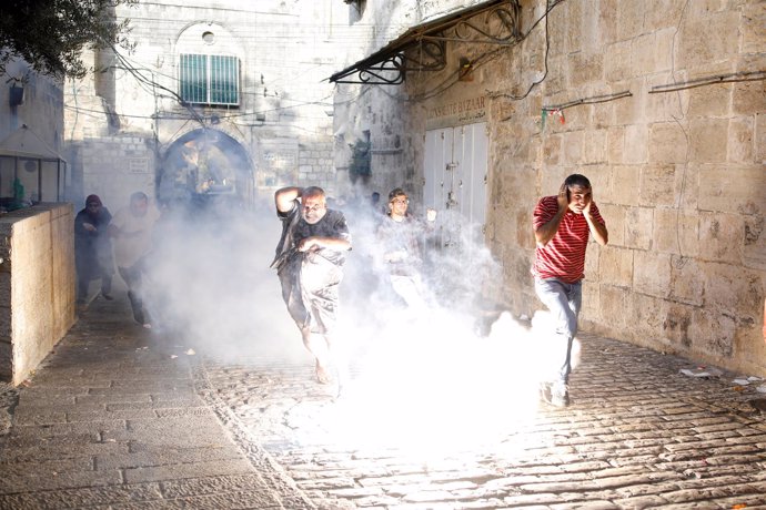 Enfrentamientos en Jerusalén Este