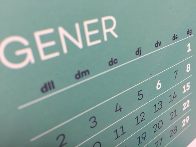 Calendario, 2017