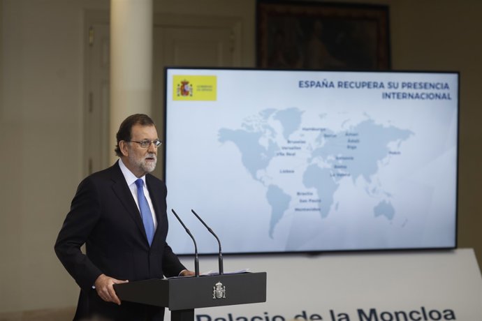 Rajoy fa balanç del curs polític en Moncloa