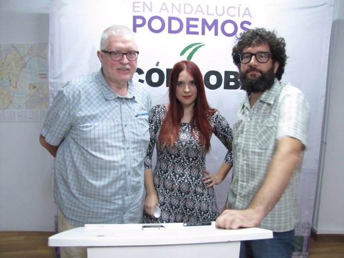 (Desde Izda.) Manuel Monereo, Luzmarina Dorado Y  Jorge Hidalgo