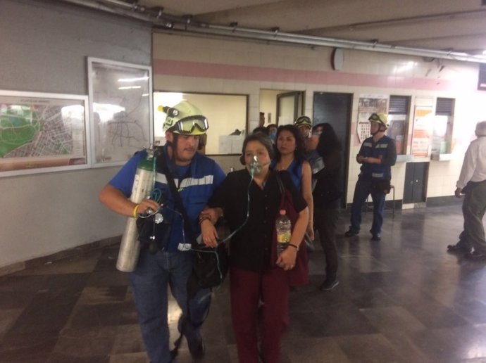 Intoxicación metro Ciudad de México