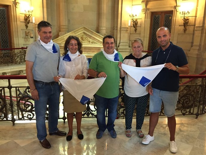 Presentación del pañuelo de Semana Grande de San Sebastián 2017