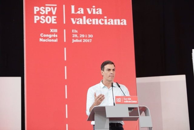 El líder socialista en la apertura del cónclave del PSPV