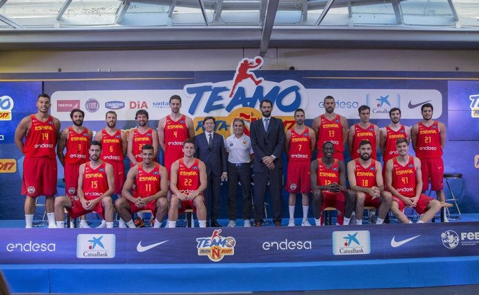 La selección española de baloncesto se presenta en sociedad