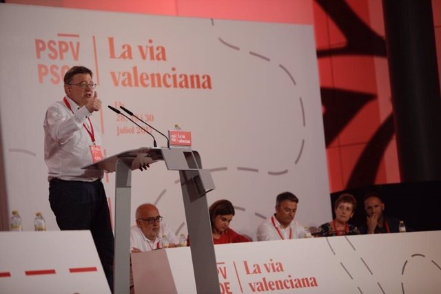 Ximo Puig, en el Congreso Nacionanl del PSPV