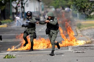 FUERZAS VENEZOLANAS EN UA MANIFESTACIÓN
