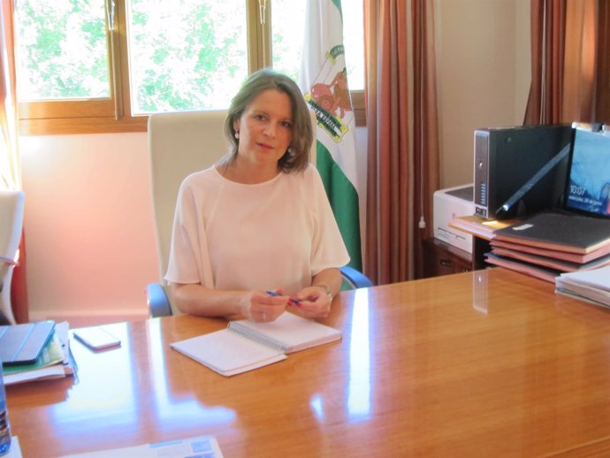 Ana Cobo, en su despacho                       