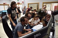 La Oreja de Van Gogh visita el Gran Telescopio Canarias y Amaral el Museo del Plátano