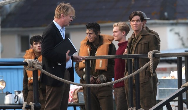 Christopher Nolan en el rodaje de 'Dunkerque'
