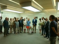 Juntas de Gipuzkoa recuerdan a Jauregi en el 17 aniversario de su asesinato con presencia de PNV, PSE, EH Bildu y PP