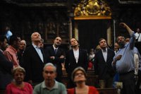 Más de 500 personas acuden a la tercera romería internacional de Abanca