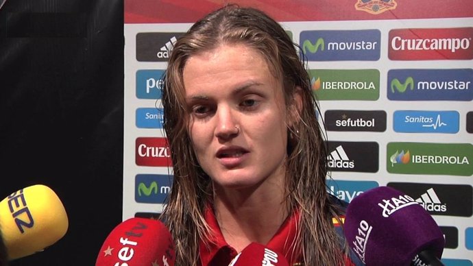 Irene Paredes, jugadora de la selección española femenina de fútbol