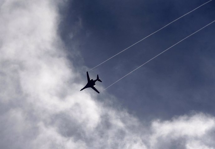 Un bombardero B-1 del Ejército de Estados Unidos. 