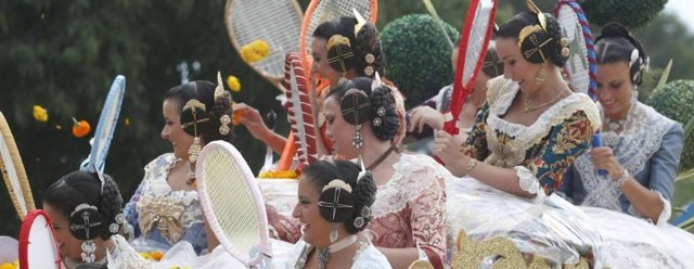 Imagen de archivo de la Batalla de Flores 