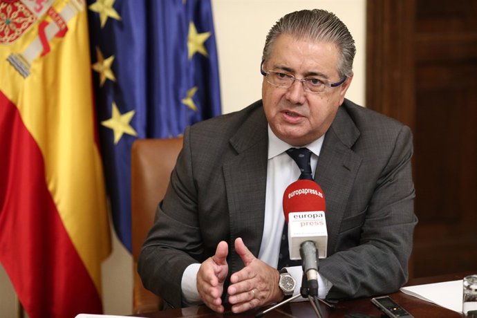 Entrevista d'Europa  Press al ministre de l'Interior, Juan Ignacio Zoido