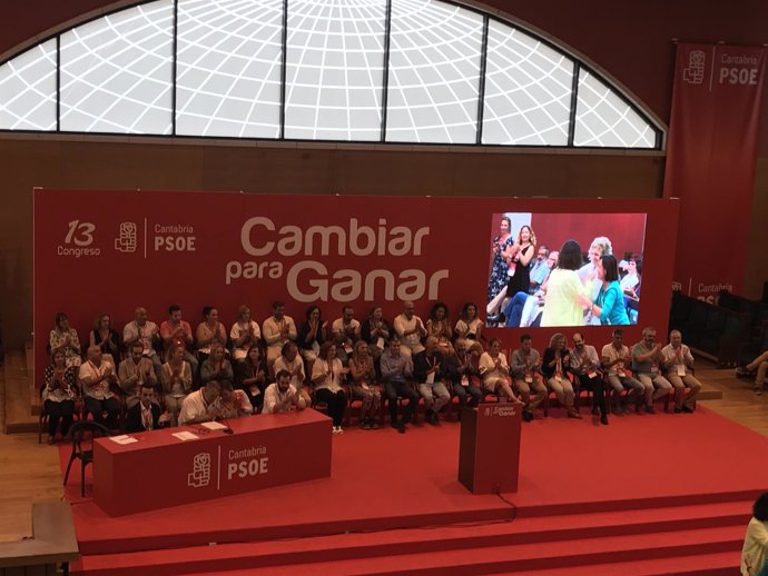 Nueva Ejeecutiva del PSOE de Cantabria con Zuloaga al frente